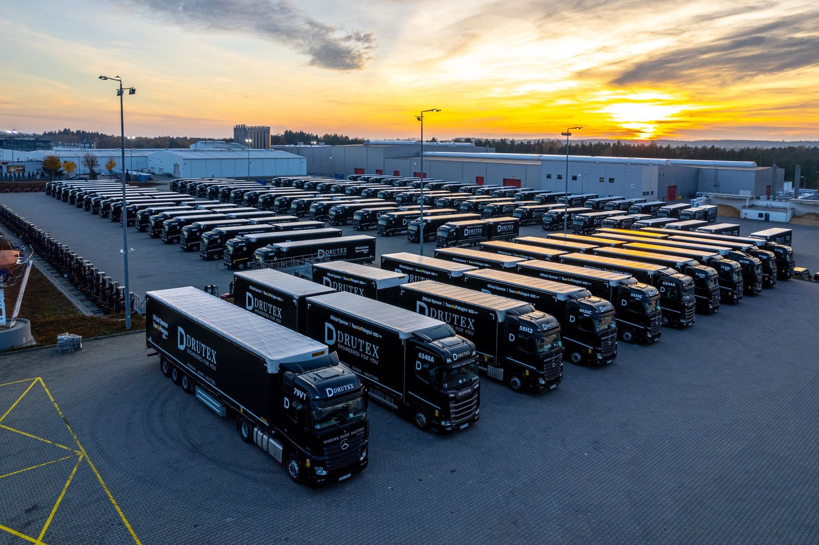 Drutex: Werkseigene Logistikflotte