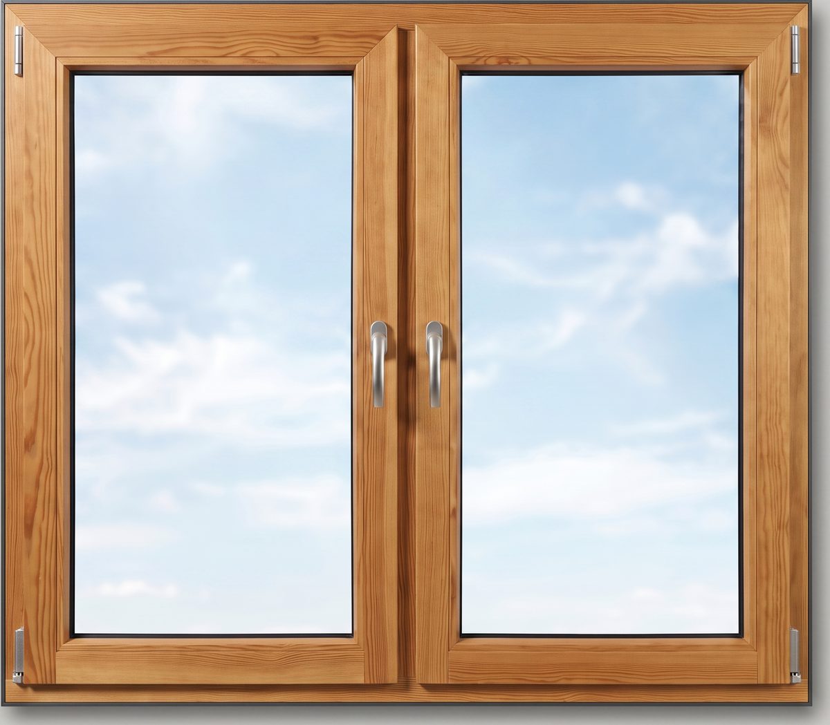 Dasselbe Fenster in Holz-Alu